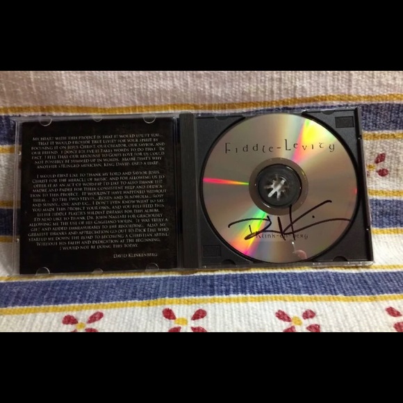 SIGNED David Klinkenberg Fiddle Levity 2005 CD Christian Music Brilliant VG - Picture 4 of 9